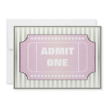 Movie Birthday Party Purple Green Invitations
