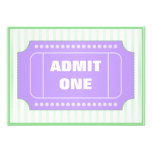 Movie Birthday Party Purple Green Personalized Invite