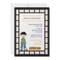 Movie Boy Invitation