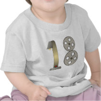 Movie Buff 18th Birthday Gifts T-shirt
