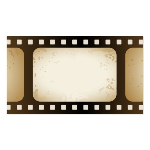 movie business card (front side)