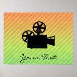 Movie Camera Print