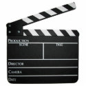 Movie Clapboard Slate Keychain photo sculptures