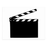 Movie - clapperboard post card