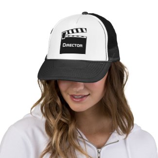 Movie Director's Hat With Clapperboard Slate hat