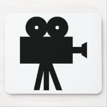 Movie Film Cine Camera Hollywood Mouse Pad