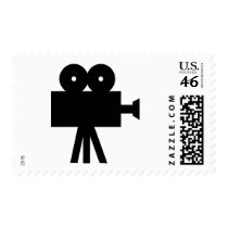 Movie Film Cine Camera Hollywood postage