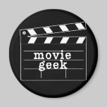 Movie Geek with Clapboard magnets