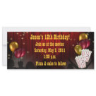  - Customizable birthday invitations: Sizes  Available colors: white