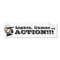 Movie Light Bumper Stickers