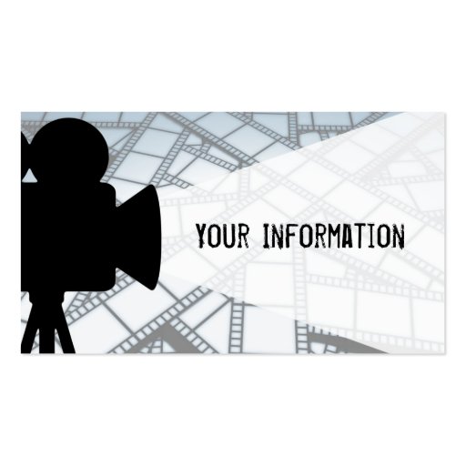 Movie maker business card templates