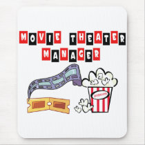 Movie Manager Mouse Pad mousepads by occupationtshirts Movie Manager Mouse Pad mousepads