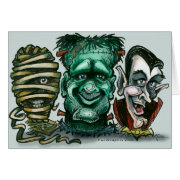 Movie Monsters card