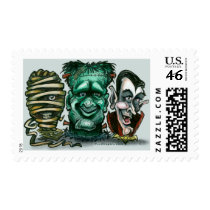 Movie Monsters Stamps