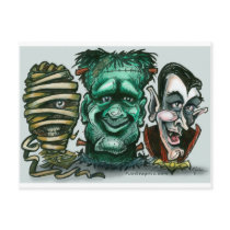 Movie Monsters Postcards