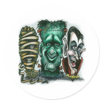 Movie Monsters stickers