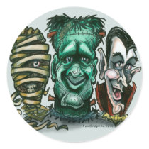 Movie Monsters stickers