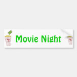 Movie Night Bumper Stickers