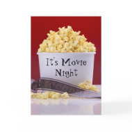 Movie Night Card card