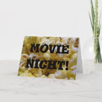 Movie Night! card