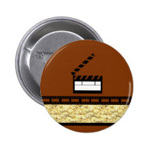 Movie Night Pinback Buttons