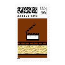 Movie Night postage by partypassion Movie Night postage