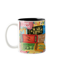 Movie Night Ticket Patterned Mug