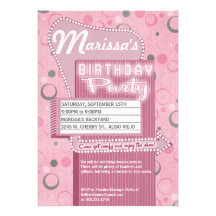 Movie Party Invitation Retro Drive In Marquee