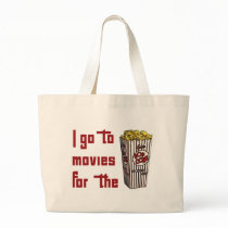 Movie Popcorn Canvas Bag