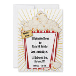 Movie Popcorn Invitation