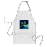 Movie projector colorful expressive painting art aprons