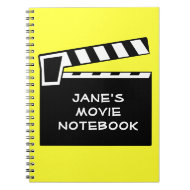 Movie Slate Clapperboard Board Notebooks