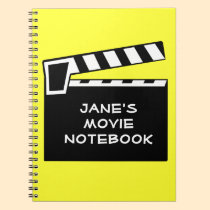 Movie Slate Clapperboard Board Notebooks