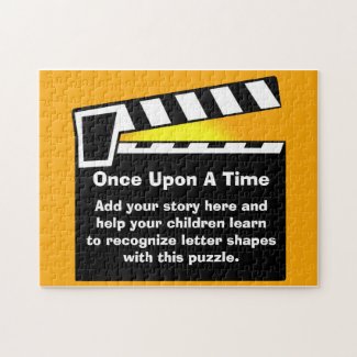 Movie Slate Clapperboard Childrens Puzzle puzzle