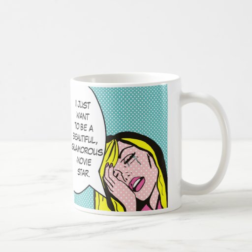 Movie Star Comic Book Coffee Mug | Zazzle