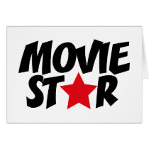 movie star greeting cards