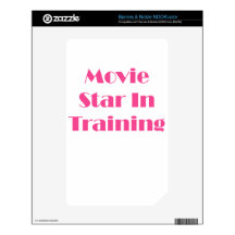 Movie Star In Training Skins For NOOK Color