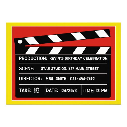 Movie Star Invite