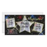 Movie Star Modeling Custom Designer Photo Card