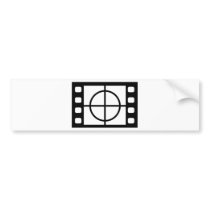 movie start icon bumper stickers