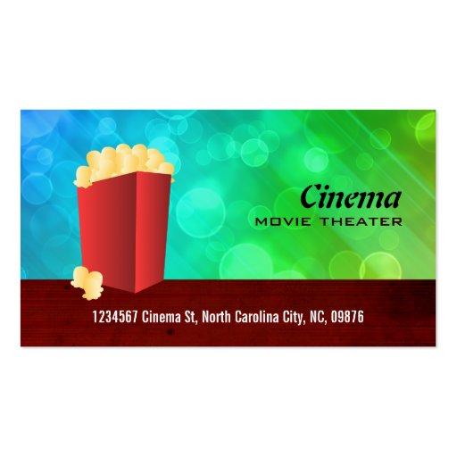 Movie Theater Business Cards