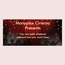 Movie Theater Rack Card rack cards