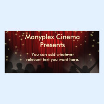 Movie Theater Rack Card rack cards