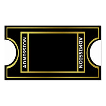 Movie Ticket Business Card
