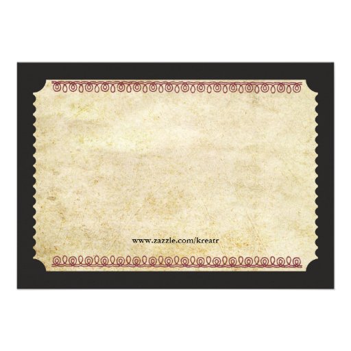 Movie Ticket Invitation