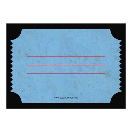 Movie Ticket Invitations