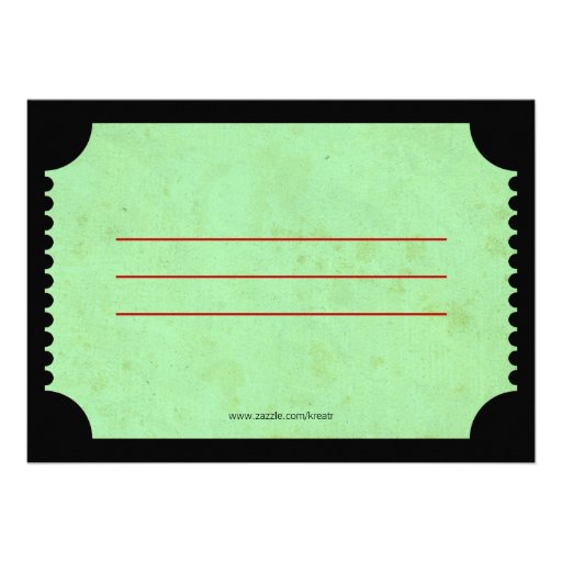 Movie Ticket Invitations
