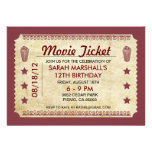 Movie Ticket invitations