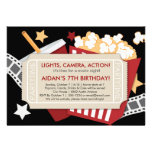 Movie Time Invitation - For boys or girls