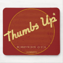 MovieFilm Thumbs Up* Retro Logo Mousepad